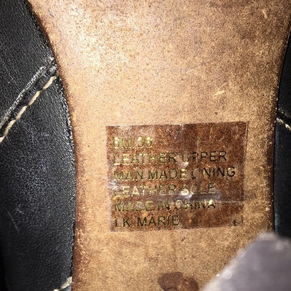 Lucky Brand LK-Marie Tall Black Leather Boots Sz6 - Picture 3 of 5